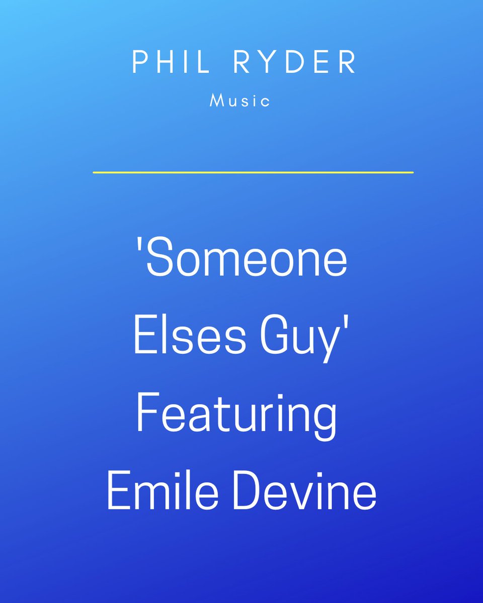 Todays offering 'Someone Else's Guy' featuring Emily Divine.
Head over to my YouTube channel to have a listen
youtu.be/Or22jJR-1zw
#EasyListening #LoveSong #ClassicalPop #SongWriter #SurreyArtist #Surrey #FarnhamSurrey #Listen