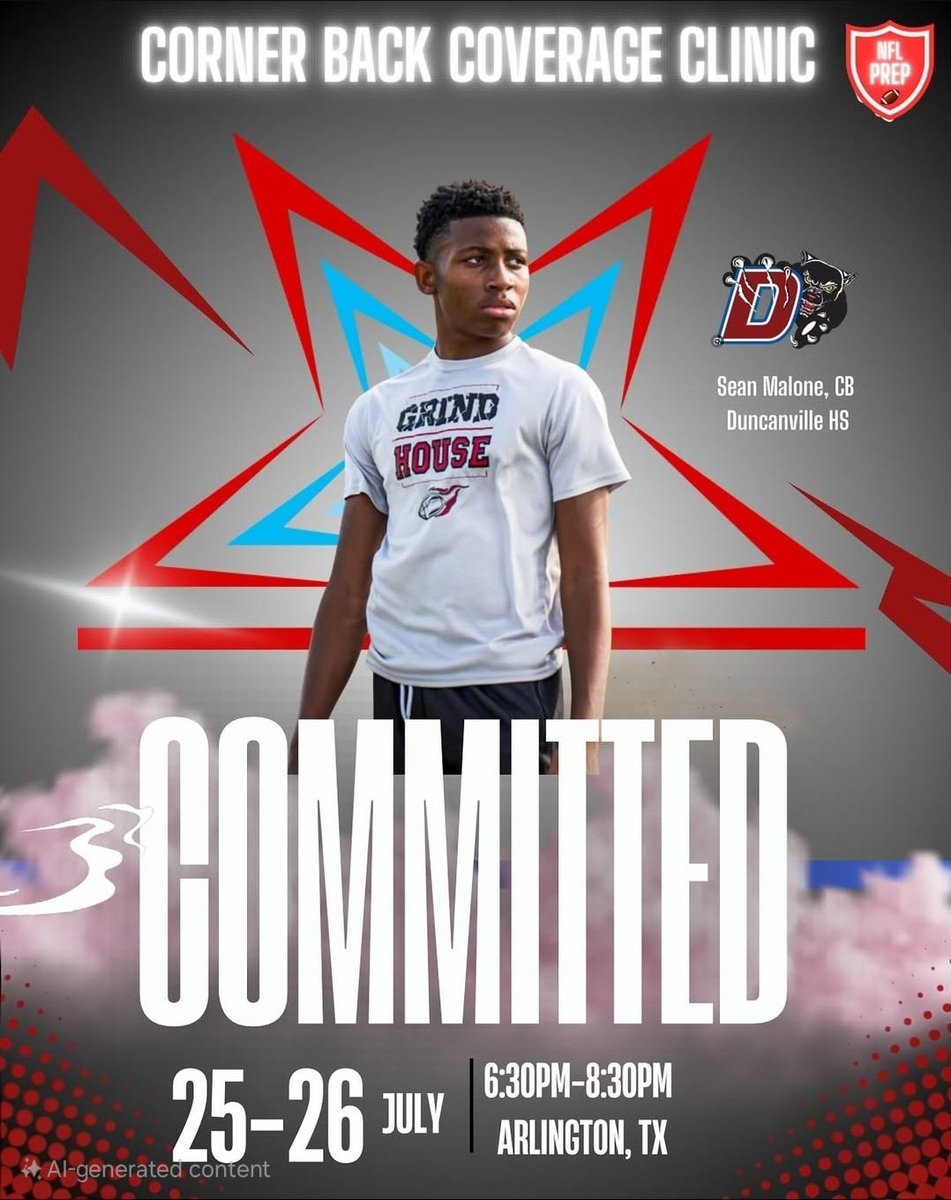 Seanmalone90507's tweet image. Excited To Attend:
The DB Coverage Clinic 🏈 @NFLDraftAcademy @DraftDiamonds @malikboynton2