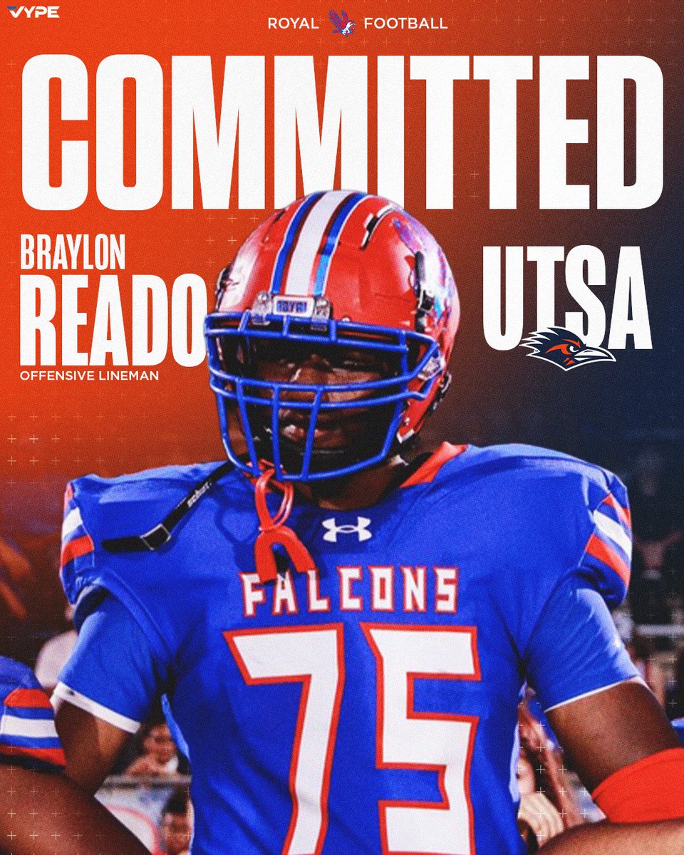 RoyalFootball4's tweet image. 🚨Congratulations Royal Falcons @braylonr1130 on his commitment to @UTSAFTBL   
#WeAreRoyal