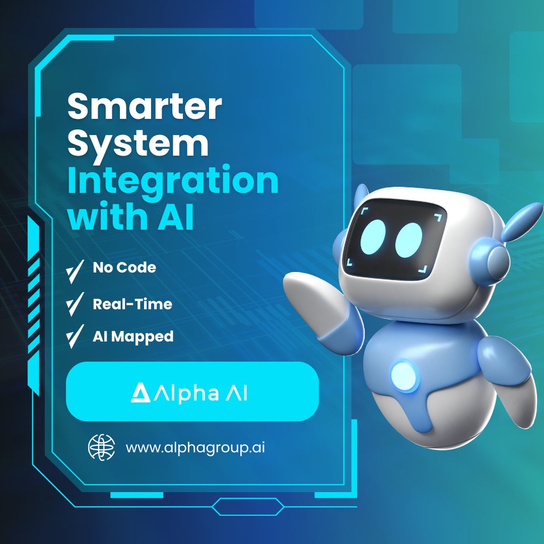 AlphaGroup_ai's tweet image. 🤖 AI-Powered Integration
🔁 Real-time Sync
🧠 No-Code Setup
🔐 Enterprise Security
With AlphaGroup.ai, you can build faster without developers.
Smarter systems start here 👉 alphagroup.ai
#AI #Automation #NoCode #AlphaGroupAI
