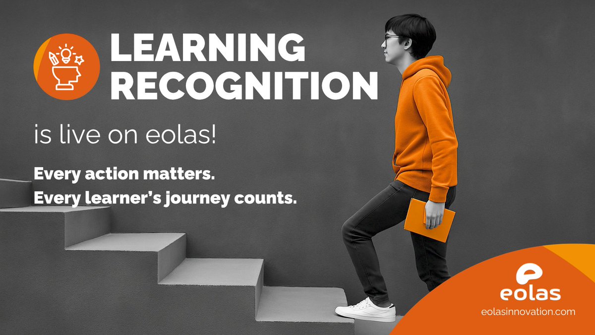 eolasCampus's tweet image. 📊 Want to know what your learning really looks like? Your dashboard shows your Knowledge Points, Milestones, and how close you are to your next Level.

Log In &amp;amp; Explore → eolasinnovation.com/learning-recog…

#eolas #skillsprogress #KnowledgeForAll