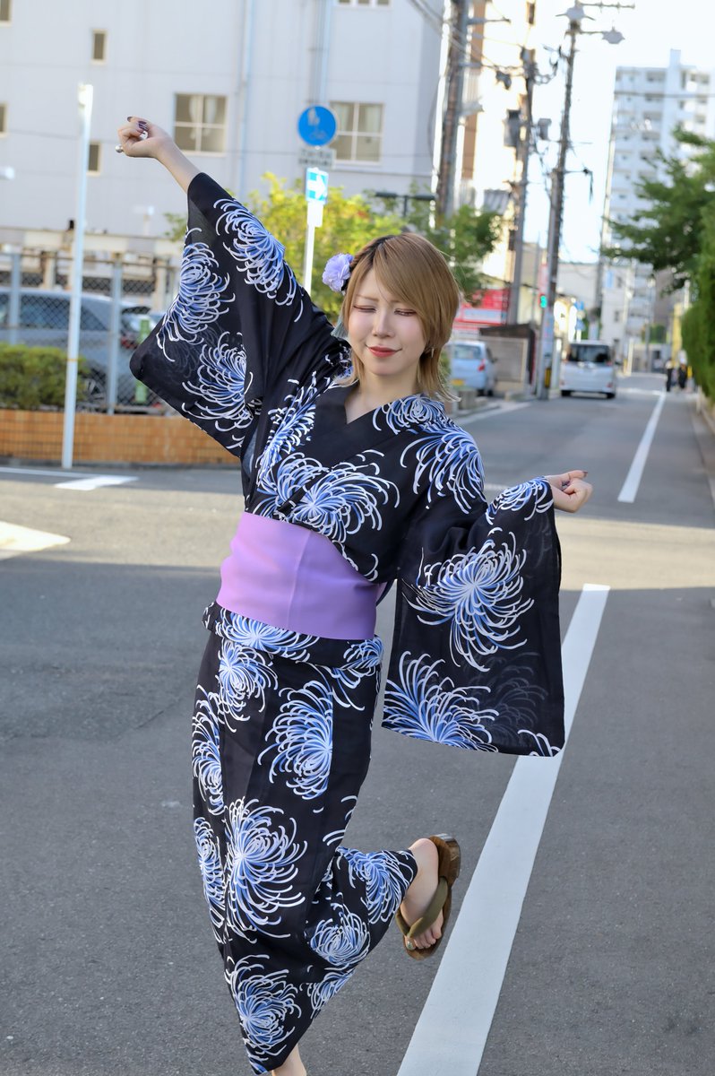 『MILKYDOPE 浴衣撮影会』　2025/7/13
　@ ユウプロスタジオ周辺
model: #雪乃狐音 さん    ⑥
　　　 #ことといいこと

#MILKYDOPE  #みるきど　#アイドル
 #浴衣  #ポートレート  #広島