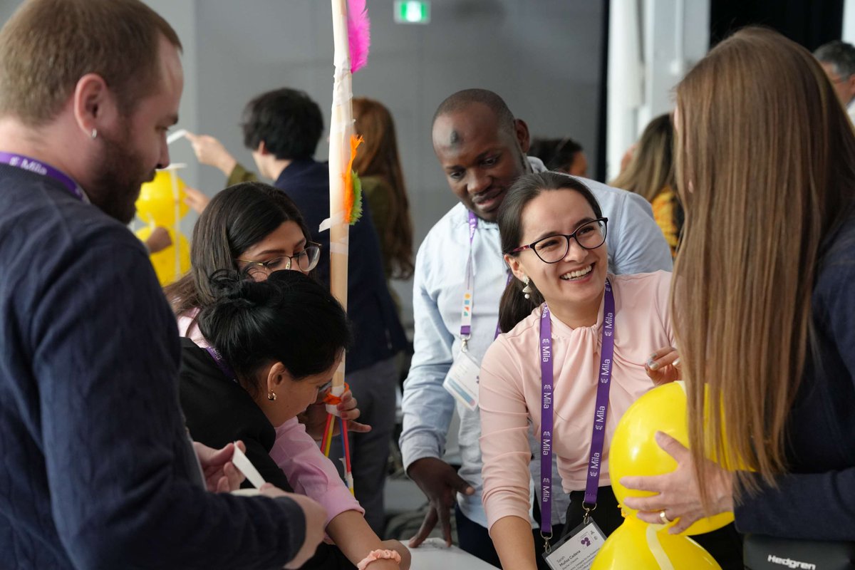 Mila_Quebec's tweet image. From May 26 to 30, more than 40 participants joined the third edition of the Summer School in Responsible AI and Human Rights, co-organized by Mila and the @UMontreal. This immersive week allowed them to deepen their skills and forge a truly interdisciplinary and global community…