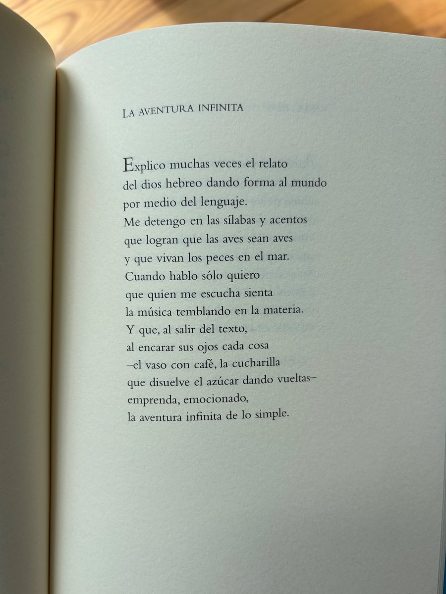 la aventura infinita de lo simple.