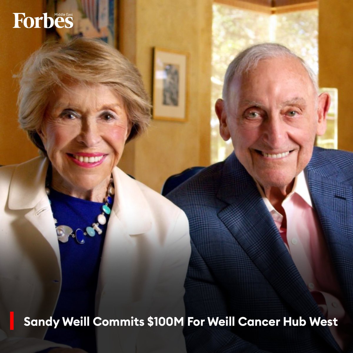 Two Bay Area universities announced a $100 million gift over 10 years from the Weill Family Foundation for a new cancer hub that is designed to advance cancer research and treatment via four specific projects.

#Forbes

For more details: 🔗 on.forbesmiddleeast.com/i35x