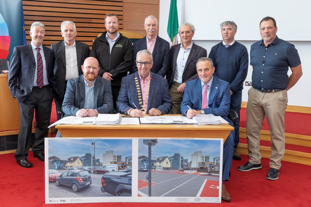 sligococo's tweet image. Sligo County Council is pleased to announce that the construction contract for the new link road connecting Mail Coach Road to Burton Street has been awarded to Harrington Concrete and Quarries.
Full details at: ow.ly/1qbA50WviLo