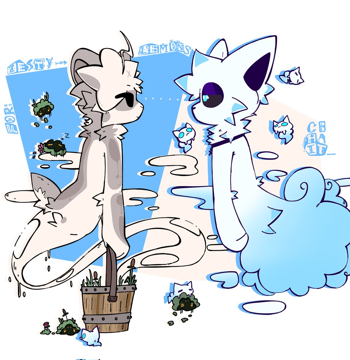 ChiBat_'s tweet image. ghost to ghost contact @ZestyLemonss