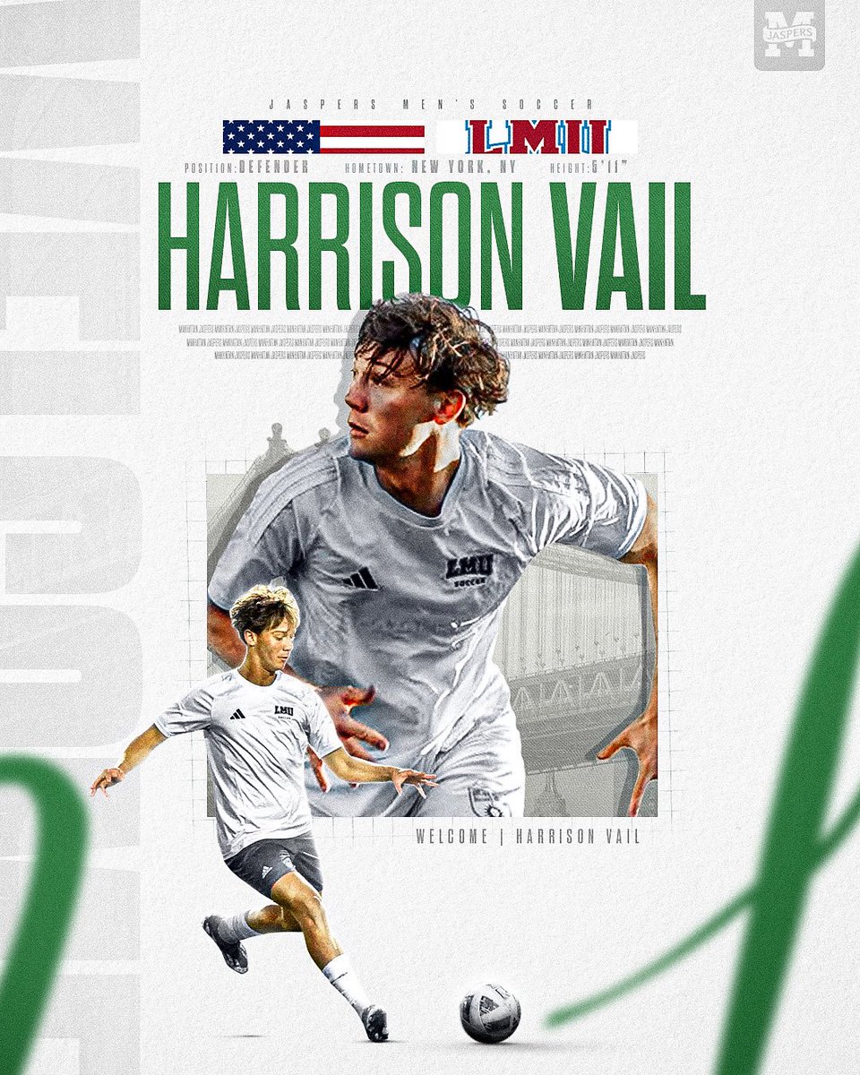 JaspersSoccer's tweet image. The New Yorker back in New York! 🏙️🗽 

Welcome to Manhattan, Harrison! 

#GoJaspers | #JasperSoccer 🟢⚪️