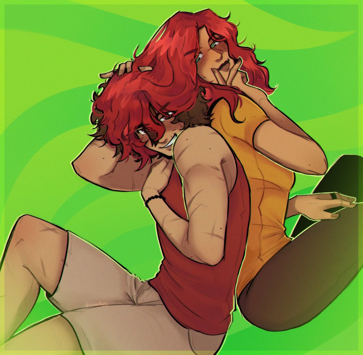 😗 #ninjago #ninjagofanart #kaininjago #skylorninjago #kailor