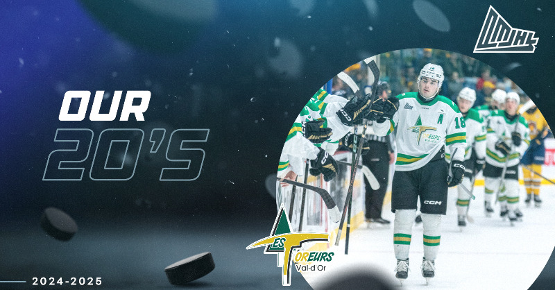 QMJHL's tweet photo. These three veterans put together career bests before graduating from the Foreurs!
#our20s | @ForeursVD