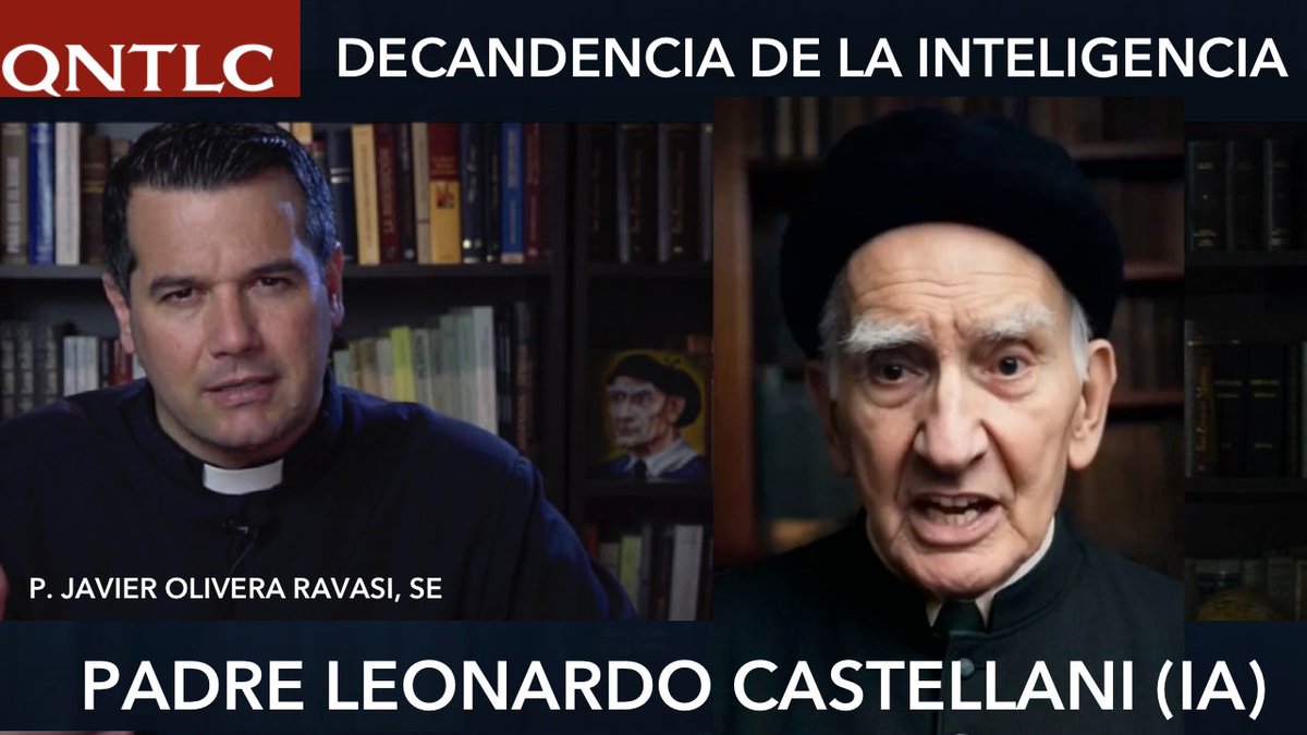 PJavierOR's tweet image. Hoy haré algo nuevo.
Por medio de la "Inteligencia artificial", hicimos "hablar" al Padre Leonardo Castellani.
Comentaremos una conferencia famosa titulada: "La decadencia de la inteligencia".
A las 4pm de San Francisco.
youtube.com/live/oPttTMD4e…