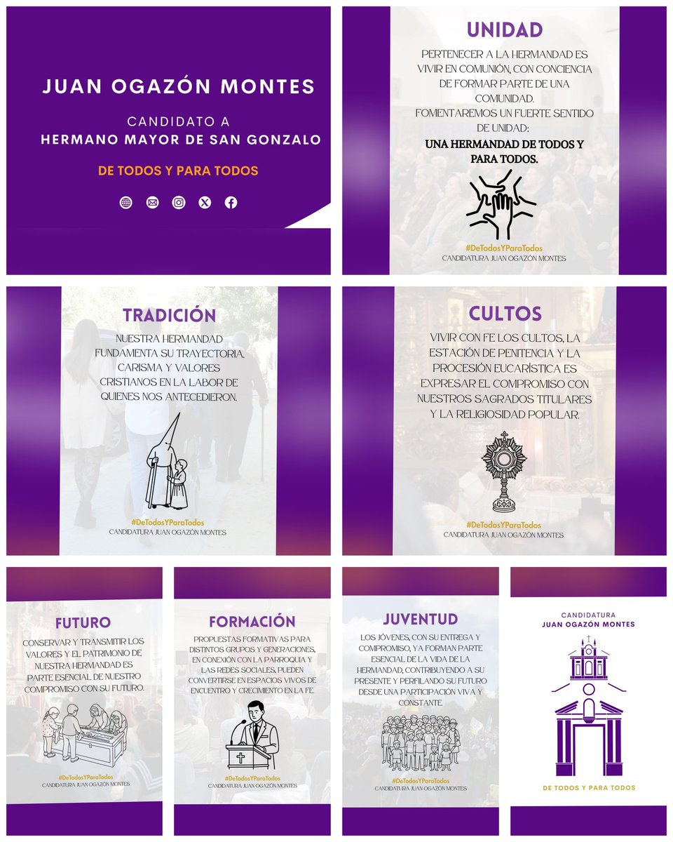 Mi <a href="/JUANOGA/">JUAN O.M.</a>, mi compañero de junta, amigo leal, que siempre está ahí....mi compañero de horas infinitas de trabajo, !!mi apoyo!!presenta su candidatura a Hermano Mayor. Creo que no hay candidato mejor, que conozca mejor la hdad, nuestra historia, nuestra trayectoria y labor