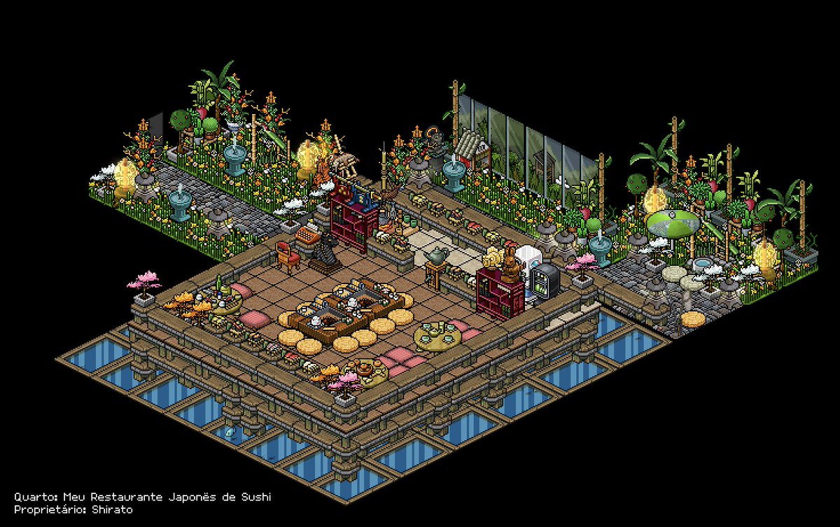 Shishirato's tweet photo. Meu Restaurante Japonês de Sushi 

Habbo Hotel Origins .BR 
Shirato  

#HabboHotelOrigins #Habbo #HabboOrigins #HabboHotel https://t.co/O88L41EZcH