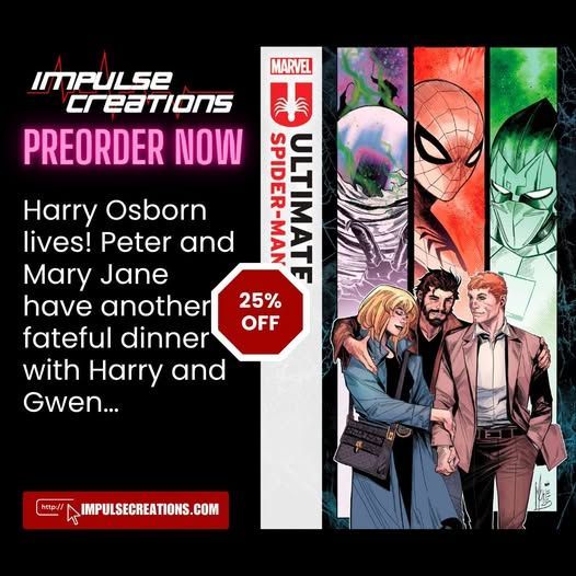 Impulse Creations (@impulsec) on Twitter photo MY DINNER WITH HARRY!
Preorder by Friday 7-25-25 to save25%!
impulsecreations.com/collections/pr… <a href="/Da_Mess/">David Messina</a> <a href="/MChecC/">Marco Checchetto</a> <a href="/MarvelComicsHQ/">Marvel Comics</a> MY DINNER WITH HARRY!
Preorder by Friday 7-25-25 to save25%!
impulsecreations.com/collections/pr… <a href="/Da_Mess/">David Messina</a> <a href="/MChecC/">Marco Checchetto</a> <a href="/MarvelComicsHQ/">Marvel Comics</a>