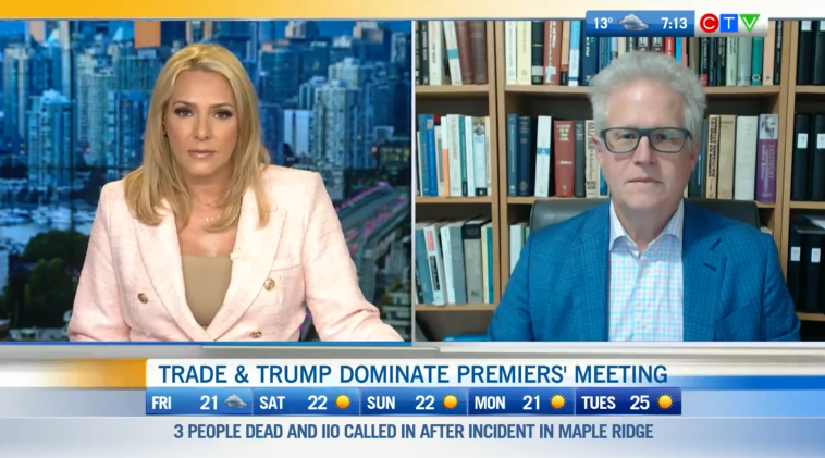 CTVMorningLive's tweet image. On CTV Morning Live with @Keri_Adams, @goUFV's @HamishTelford breaks down discussion topics from the Premiers' latest meeting 🇨🇦
ctvnews.ca/vancouver/vide…
