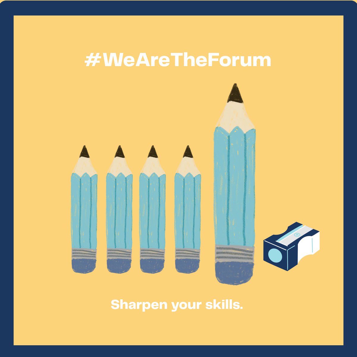 WeAreTheForum's tweet image. Leadership, like a pencil, needs sharpening. At #WeAreTheForum, we help leaders refine their practice to draw the future with purpose. ✏️ Apply today: forms.gle/a5GwosbVTtPpsh…