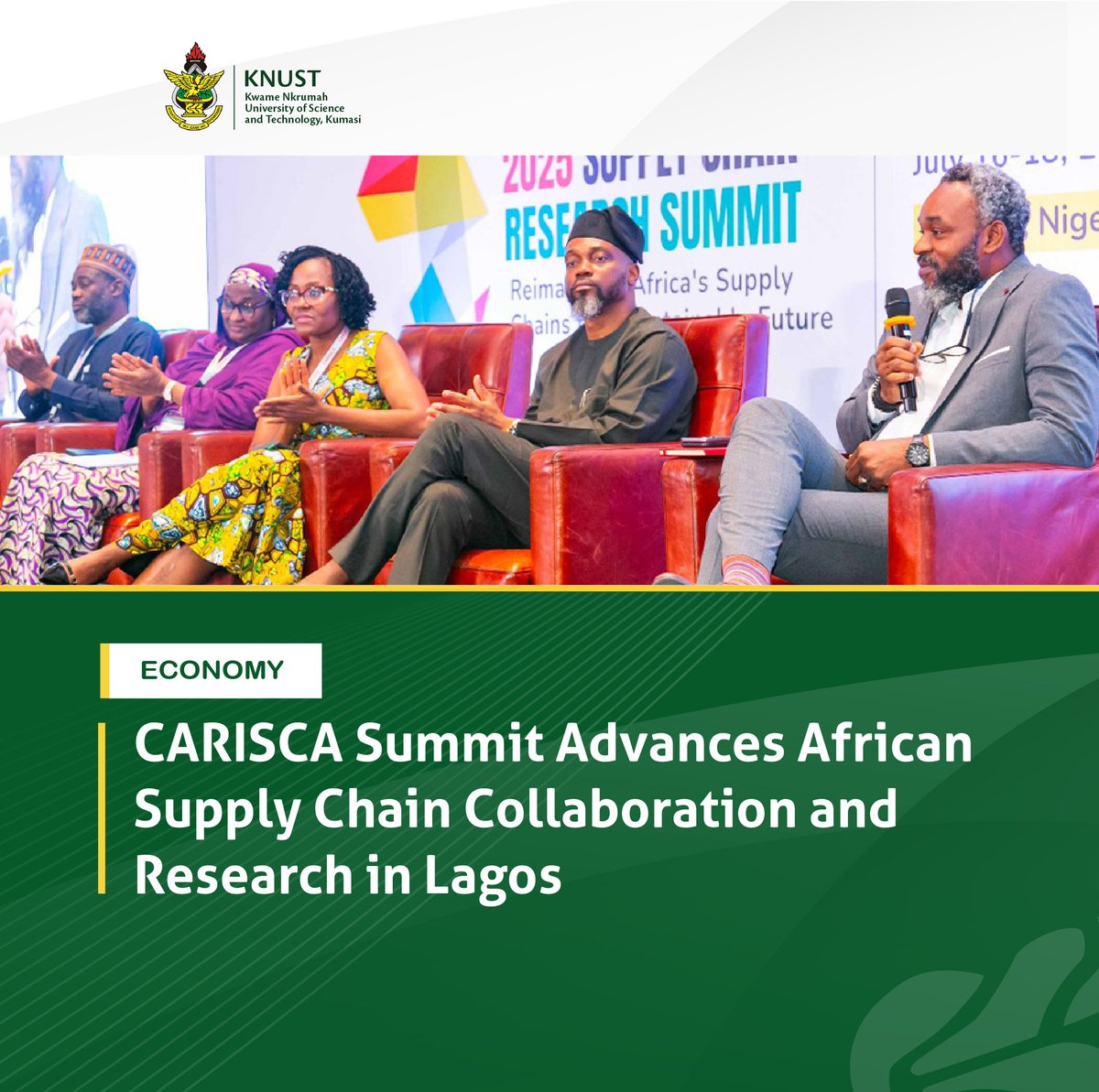 KNUSTGH's tweet image. The three-day event, marking the first time the Summit has been held outside Ghana, attracted over 100 participants, including experts, students, and practitioners across Africa, the United States, the United Kingdom, and beyond.
Learn more here⬇️
knust.edu.gh/news/news-item…