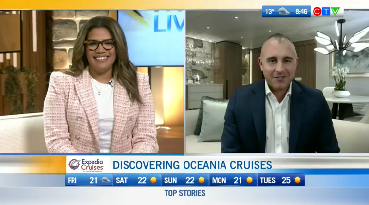 CTVMorningLive's tweet image. CTV Morning Live discovers all that @OceaniaCruises have to offer with @ExpediaCruises, chatting with VP of Sales & Trade Marketing, Brennan Quesnele! 🌊😄 (Sponsored Content)
ctvnews.ca/vancouver/vide…