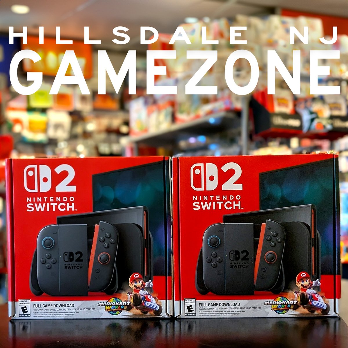 TJI - Restocks! #NintendoSwitch #SwitchV2 #MarioKart8Deluxe #MarioKart #NintendoBundle #SwitchBundle #NintendoLife #SwitchCollectors #GamingDeals #TheGameZone #HillsdaleNJ