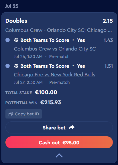 datafootfr's tweet photo. 🇺🇸 MLS BTTS 🇺🇸

15€ à gagner si les deux BTTS détectés par la stratégie ci-dessous passent.

Aime et reposte pour participer. https://t.co/rgYj9XrpKA