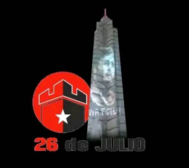 A unas horas del Asalto a los Cuarteles Moncada y C. M. Céspedes honor y gratitud eterna a la Generación del Centenario q no dejó morir al Apostol, en el año d su Centenario. Fidel dijo q Martí fue el Autor Intelectual d esa hazaña. La defensa de sus ideas, es raíz y continuidad