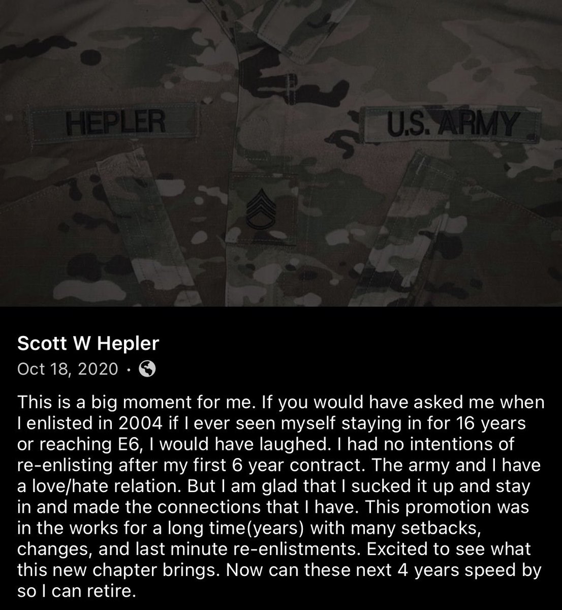 ScottPresler's tweet photo. Meet Scott W. Hepler. 

Scott commented *publicly* on one of my recent Facebook posts,

“Presler is a POS who needs the Shepard treatment.”

For anyone that doesn’t know, “Shepard” is a reference to Matthew Shepard: a gay student that was robbed, pistol-whipped, & tied to a fence — left to die — in the frigid Wyoming October weather in 1998. After 18 hours, he was rescued, but died at the hospital. 

I went to Scott Hepler’s public Facebook page & it appears he’s in the Army. 

Is saying that someone deserves the Matthew Shepard treatment becoming of a member of the military? 

From his public information listed on the page, I discovered that he’s also registered as a democrat in Pennsylvania. 

If you’re going to publicly wish death on me, then I have no problem publicly & peacefully calling you out.