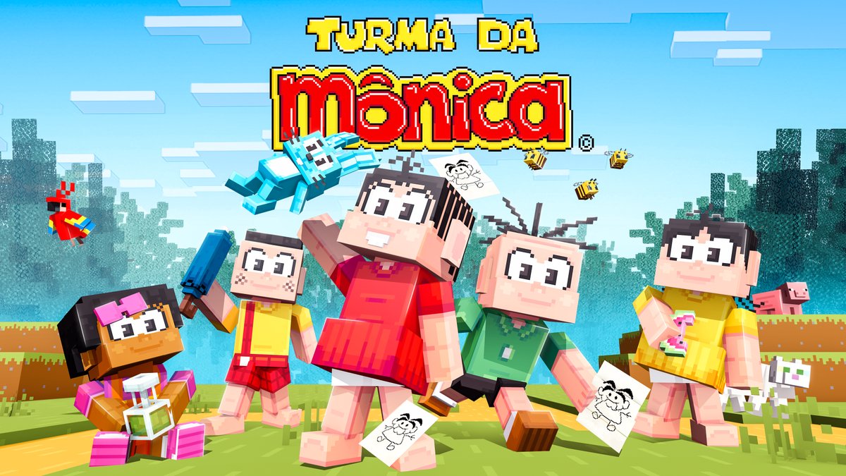 Pireeszx's tweet photo. Minecraft KeyArt - Turma da Monica
Minecraft Marketplace
#Minecraft #keyart #MinecraftMarket #turmadamonica #design https://t.co/EMUYBIqGyd