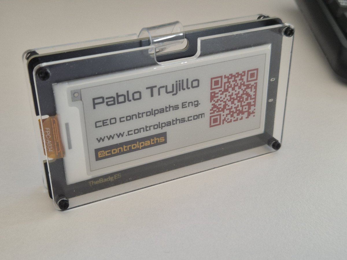 controlpaths's tweet image. Not always FPGA. The second version of InfoBadge2040 is ready, this board is designed in collaboration with @TheBadg_ES.
If you attend @defcon 33, and see TheBadg.ES guys, go to say hello!
