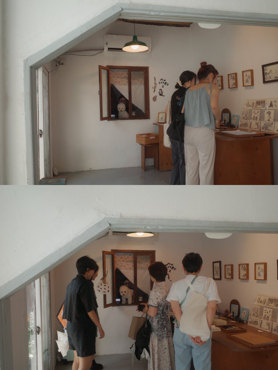 atnoonbooks's tweet photo. <모 이야기 2> 원화 전시는 이번 주말 27일 일요일 6시까지 열립��다. 이틀 남은 전시 놓치지 마세요!
🐈‍⬛💙🍀
장소 서울 마포구 성미산로13길 110 사슴갤러리
오픈 12시~18시 https://t.co/Hu3WJoYs0S