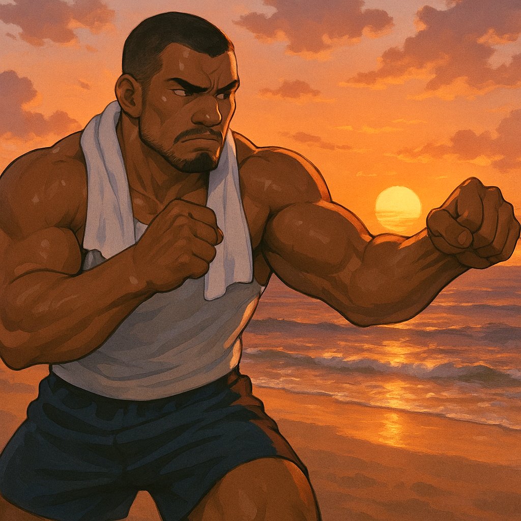 HUNK69_'s tweet photo. Marcus trains hard💦 #Bara #MuscleArt #CuteAndStrong #FanArt https://t.co/ouYJV0joGE