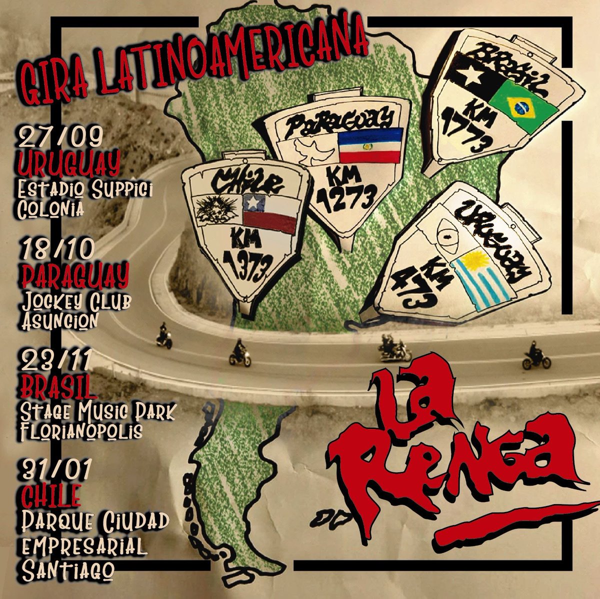 rockaxisoficial's tweet photo. 🇦🇷 @larenga regresa a Chile! 🔥

📆 El 31 de enero de 2026, los argentinos vuelven con todo para ofrecer un nuevo banquete de rock en la explanada de Ciudad Empresarial (Huechuraba). Tras arrasar con tres shows históricos en Buenos Aires, el trío llegará a Santiago con un show cargado de energía, potencia y nuevos himnos 👏.

🔗 Más info. aquí! 👉 https://t.co/yE78mtyJM0

🎟 Entradas ya disponibles por @puntoticket

@tomaprocl