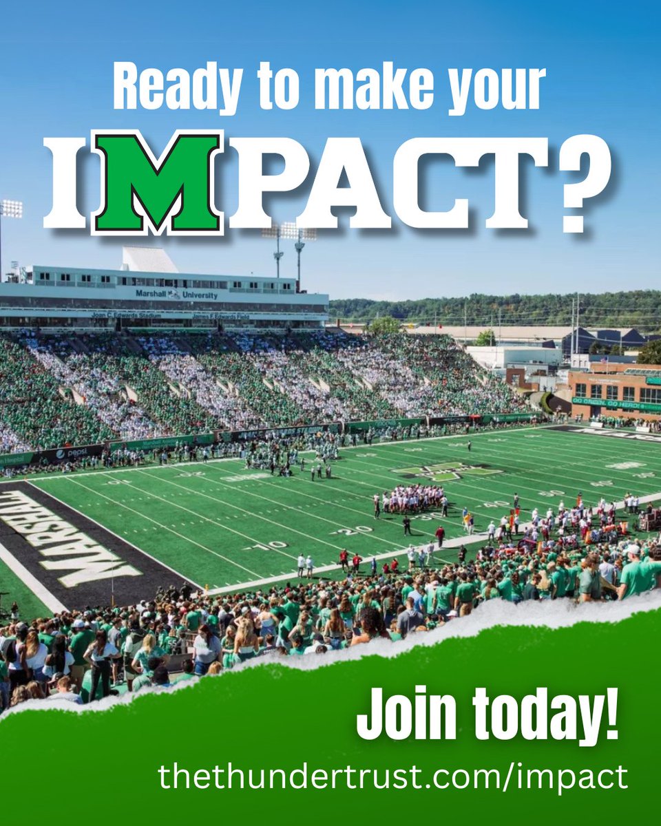 TheThunderTrust's tweet image. Gain exclusive access with the IMPACT program! 💚✨
🏈2 field passes for home football games
✅ VIP Access to events and concerts
💪 Exclusive VIP areas at every IMPACT event
👕Free Thunder Trust IMPACT Quarterzip.
Be part of the journey! LEARN MORE: vist.ly/3z6bz