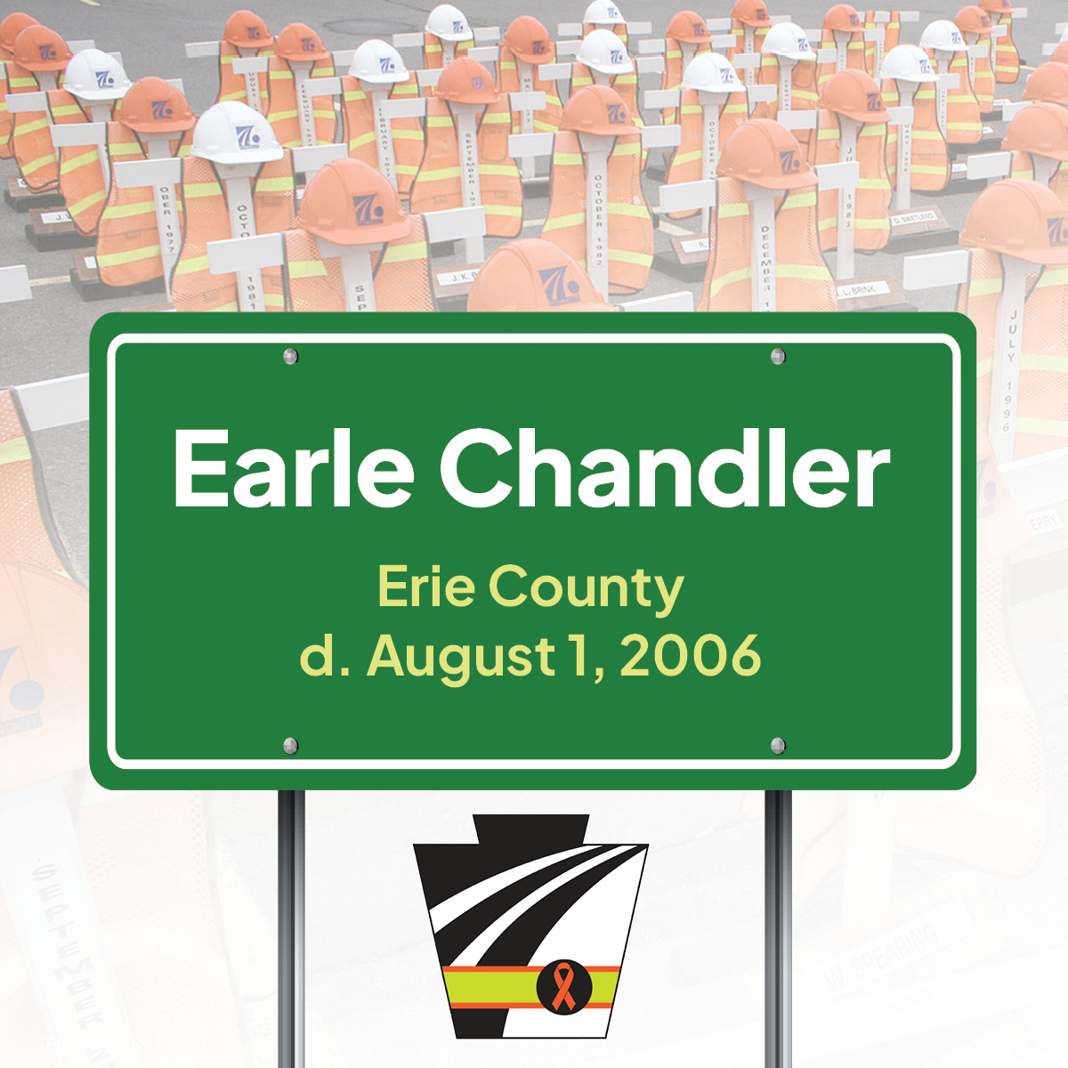 Today we remember Earle Chandler, a PennDOT employee who died in the line of duty in 2006.

May we never forget him and his legacy of service to our Commonwealth.

#WeRemember