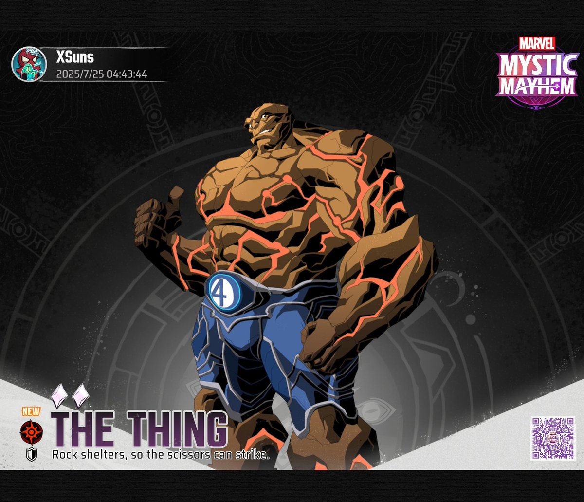 MARVEL Mystic Mayhem!
Download the game to receive a 10-pull! MARVEL Mystic Mayhem - MARVEL Super Hero Team-Based Tactical RPG