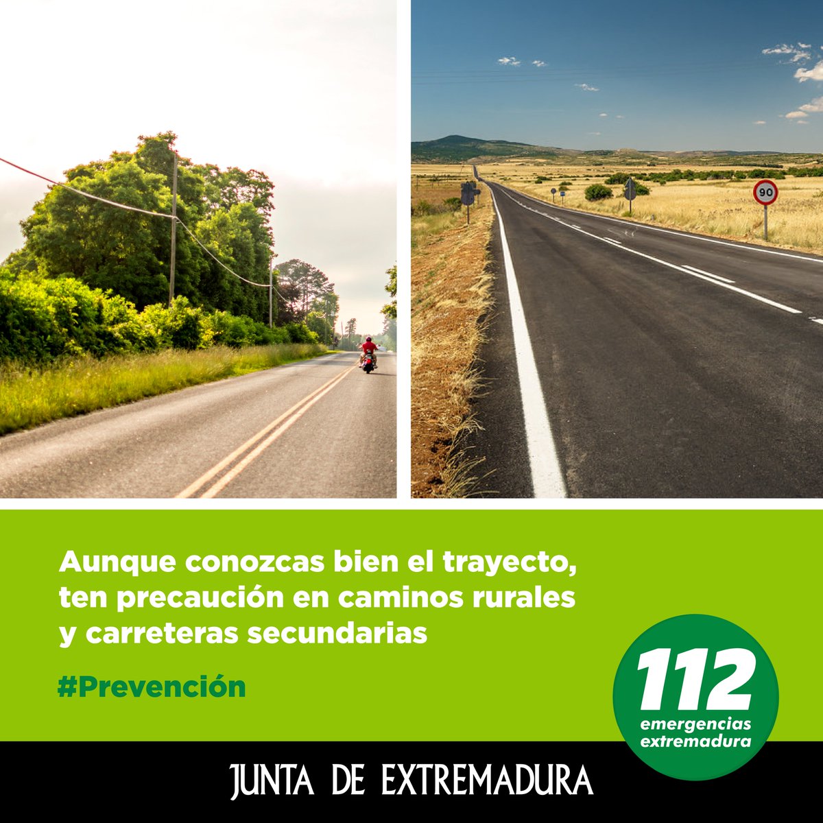 #Consejo112Extremadura