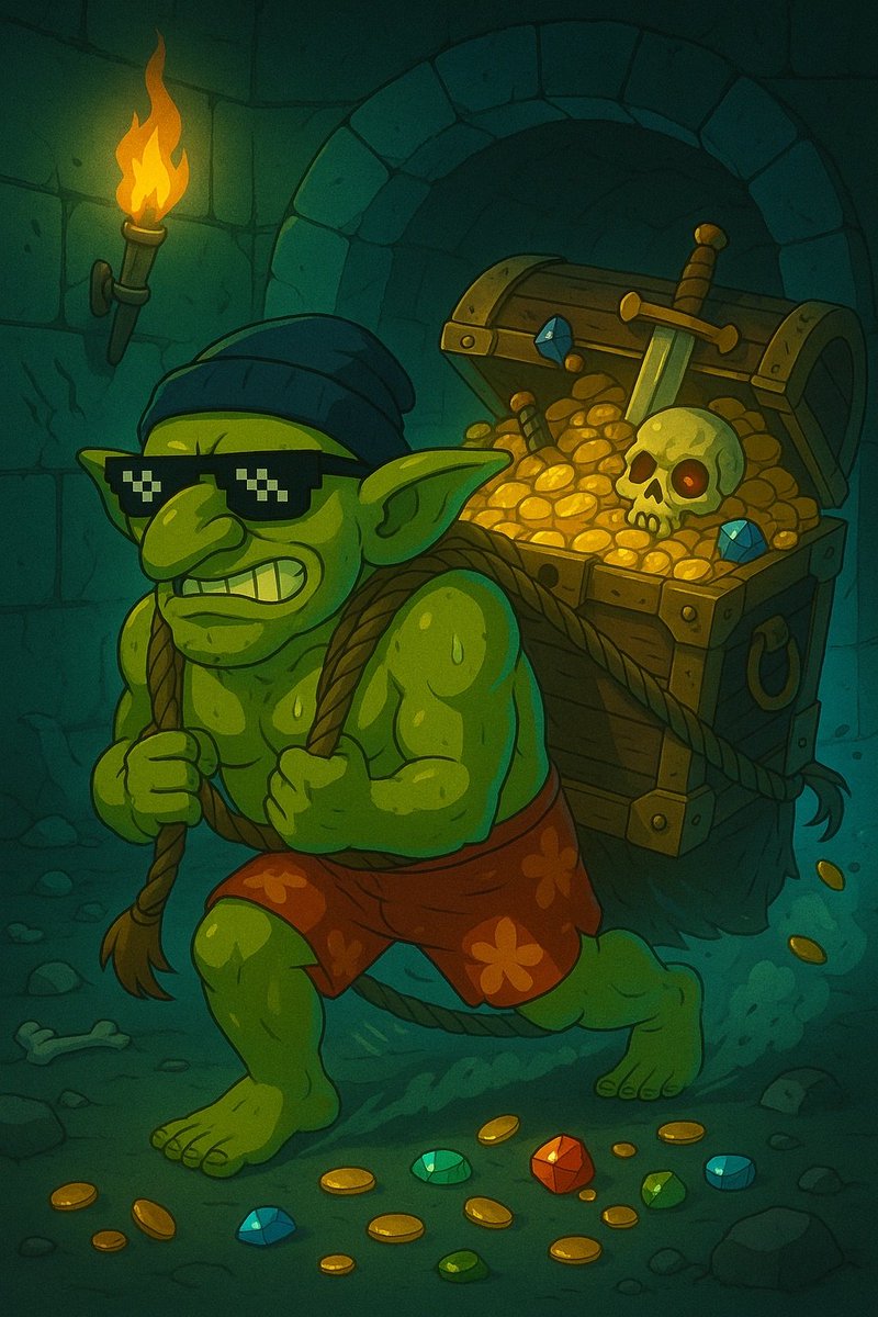 gawblenz's tweet image. GM sewer dwellers.
This week’s Community Art Highlight dives into the filth and beauty of the Gawb Mawb
Stay cursed. Stay stunning.
@CryptoTrollx1 kicks it off 🧌🖼️