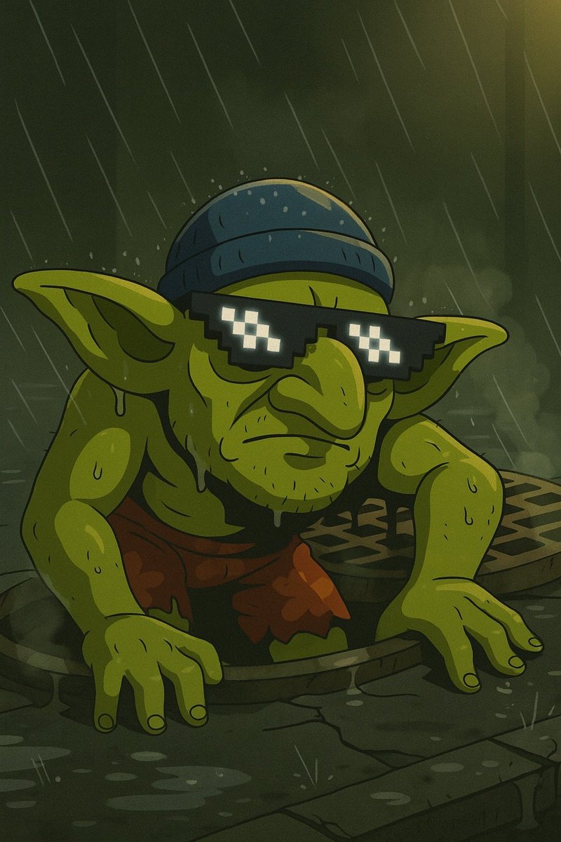 gawblenz's tweet image. GM sewer dwellers.
This week’s Community Art Highlight dives into the filth and beauty of the Gawb Mawb
Stay cursed. Stay stunning.
@CryptoTrollx1 kicks it off 🧌🖼️