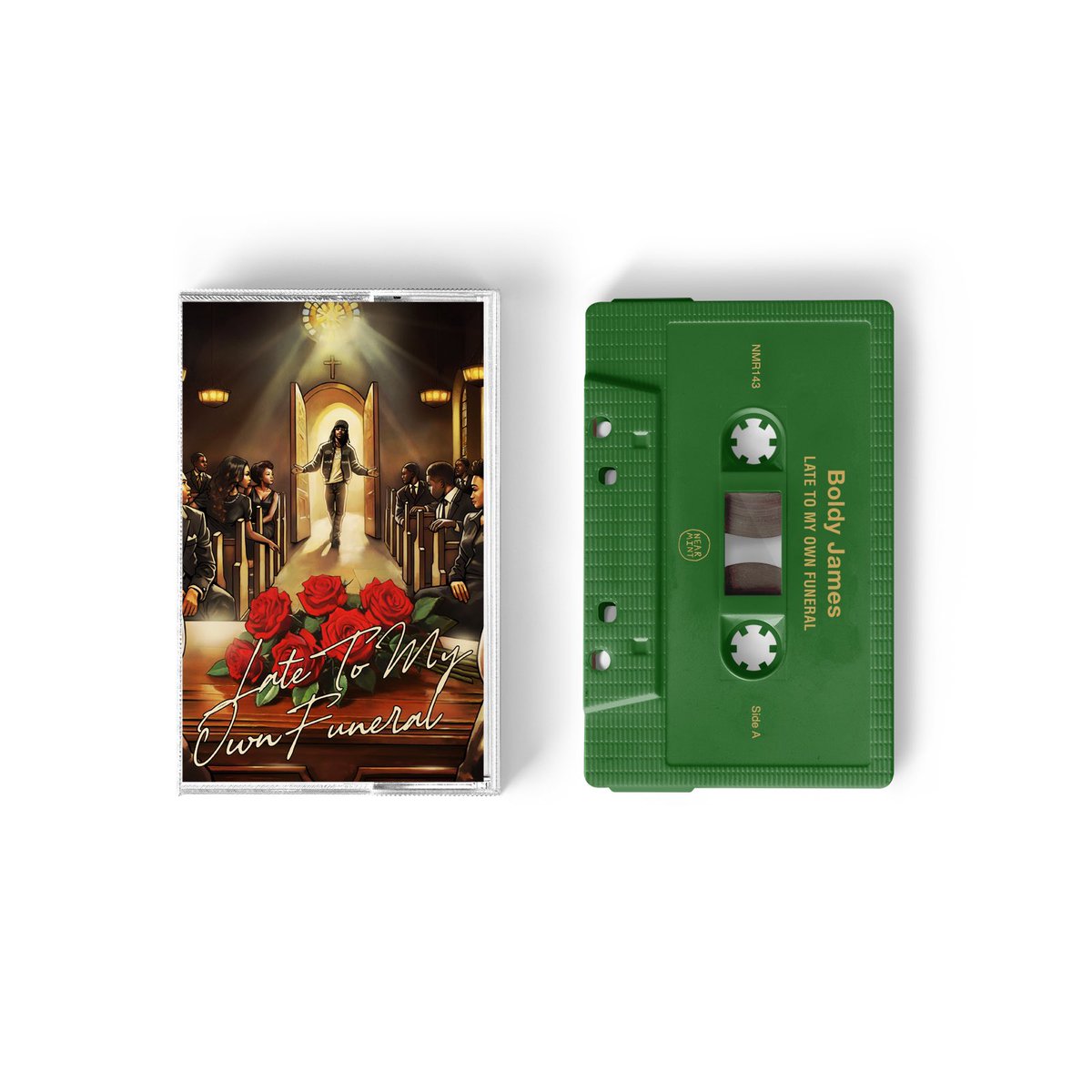 🌹12pm EST 🌹 

Boldy James &amp; Nicholas Craven
Late To My Own Funeral

Cassette Tapes
Limited to 75 each