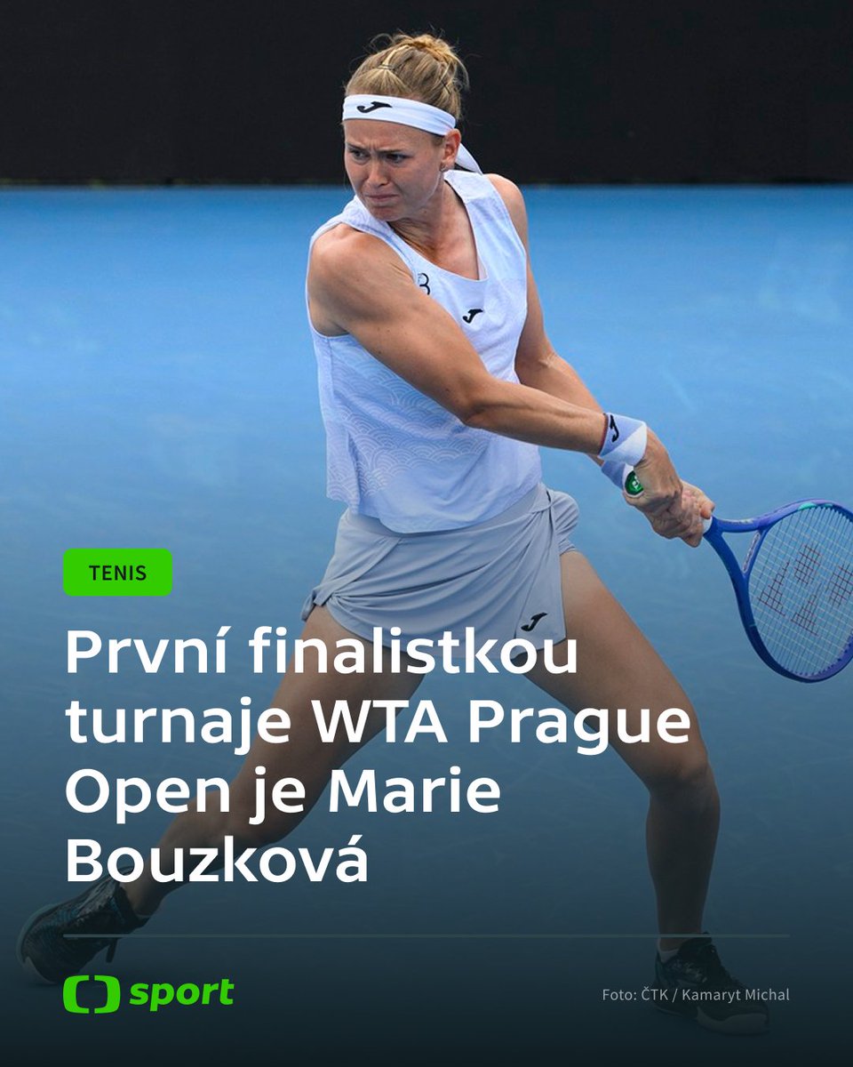 sportCT's tweet image. Finalistka Marie Bouzková zdolala v prvním vzájemném utkání o devět let mladší Terezu Valentovou za necelé dvě hodiny. 🎾 Ve finále turnaje WTA je poosmé, uspěla zatím jen jednou právě v Praze v roce 2022. 💪
Více 👉 sport.ceskatelevize.cz/clanek/tenis/z…
