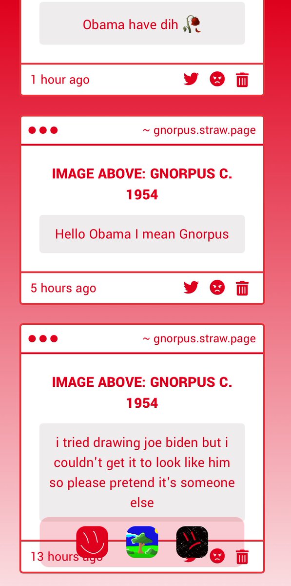 gnorpus's tweet image. hello my fellow americans! also i bet that biden drawing is epic but strawpage is tweaking out again so i cant see it
