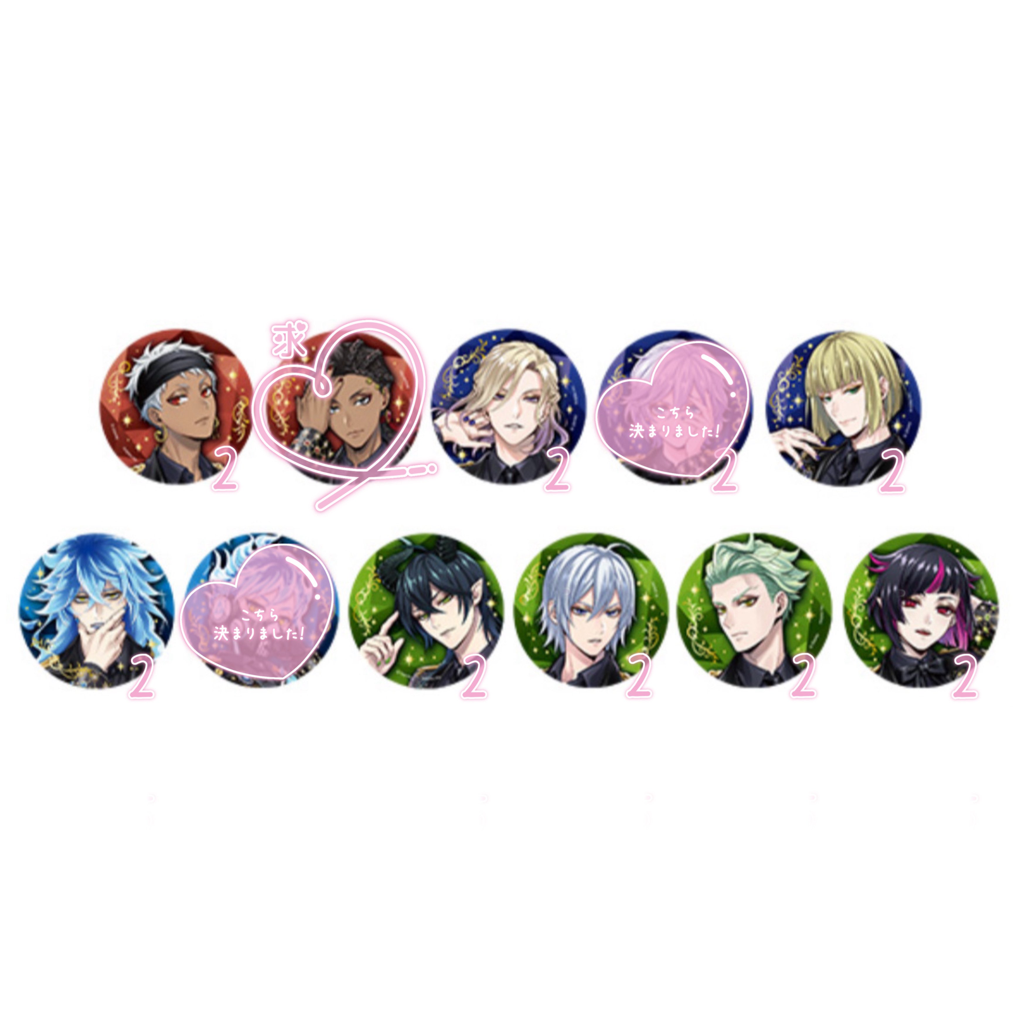ツイステ ブレイジングジュエル ポップアップ 缶バッジ リリア 11点セット ツイステ ブレイジングジュエル ポップアップ 缶バッジ リリア