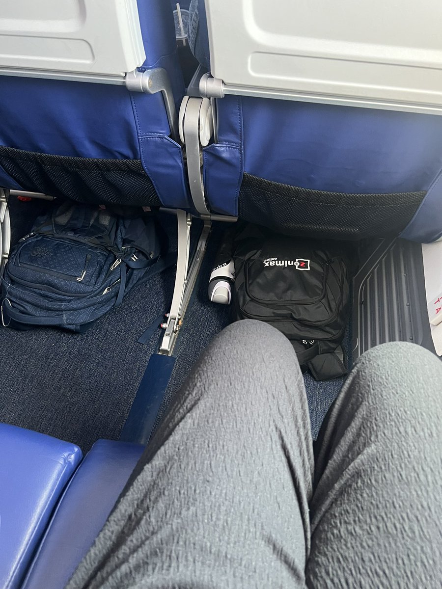 Heading to Orlando for <a href="/GCXEvent/">GCX</a> and I somehow scored both an exit row AND nobody next to me! 

Hope to see some of you out there 😊👋