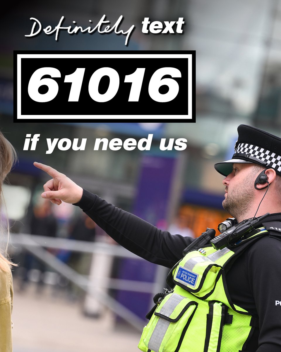 BTP's tweet image. Little by Little, Wembley Stadium is gearing up for Oasis 🎤
Throughout this weekend, the network will busier than usual, and we’re here to help you get around safely 🚉
If you got tickets, we hope you have an unforgettable night!
If something feels off, text us on 61016 📱