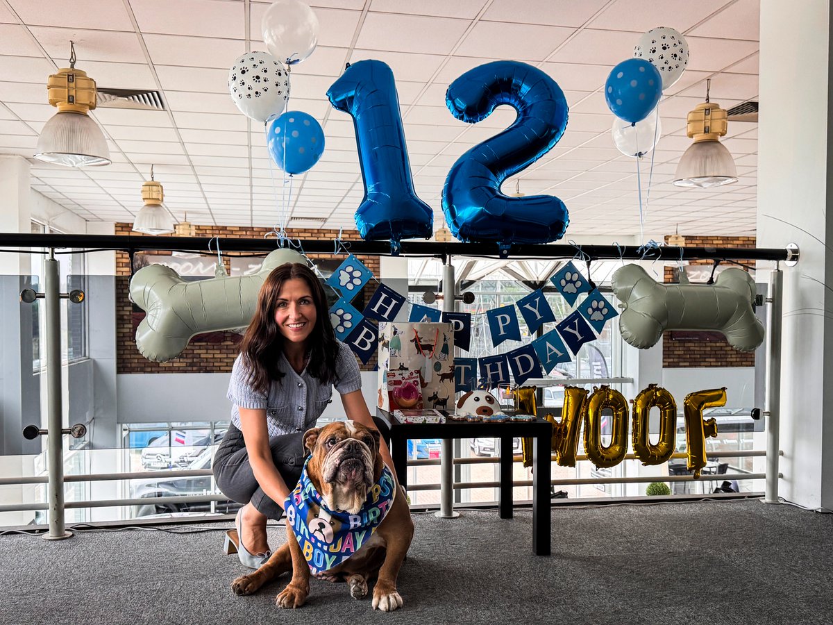 Integauto's tweet image. 🐶🎉 This week at Integrity Automotive, we hit the brakes to celebrate a very special milestone — Bear’s 12th birthday! #BearTurns12