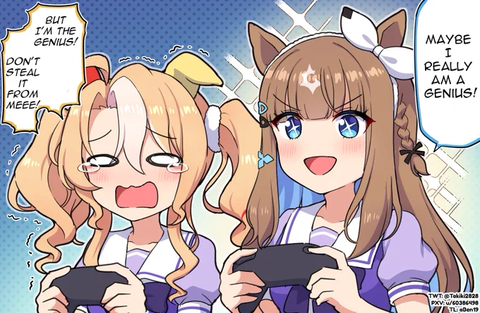 親子ゲーム実況でキャラ取られる危機に会うパンドラ 英訳版です #ウマ娘 #アーモンドアイ #フサイチパンドラ #ウマ娘英訳 #umamusume #UmaTranslations