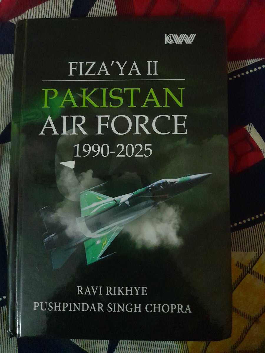 lca_tejas_'s tweet image. Just Received my Copy today :)
Thank you so much @ReviewVayu 😊
This sequel explores the PAF from 1990-2024 its evolving doctrines, operational shifts & the strategic deepening of the China-PAF alliance. Packed with details on aircrafts, acquisitions,modernization drives& many.
