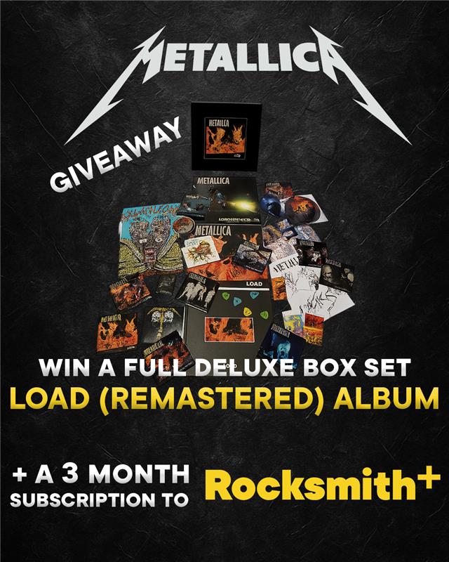 rocksmithplus's tweet image. 🎸 ROCKSMITH+ x METALLICA – GIVEAWAY 🎸
Load is back in Rocksmith+ — now remastered and heavier than ever! To mark the occasion, we’re giving away the ultimate collector’s prize...
How to enter:
1⃣Follow @rocksmithplus
2⃣Like this post
3⃣Tag 2 friends in the comments
What you…