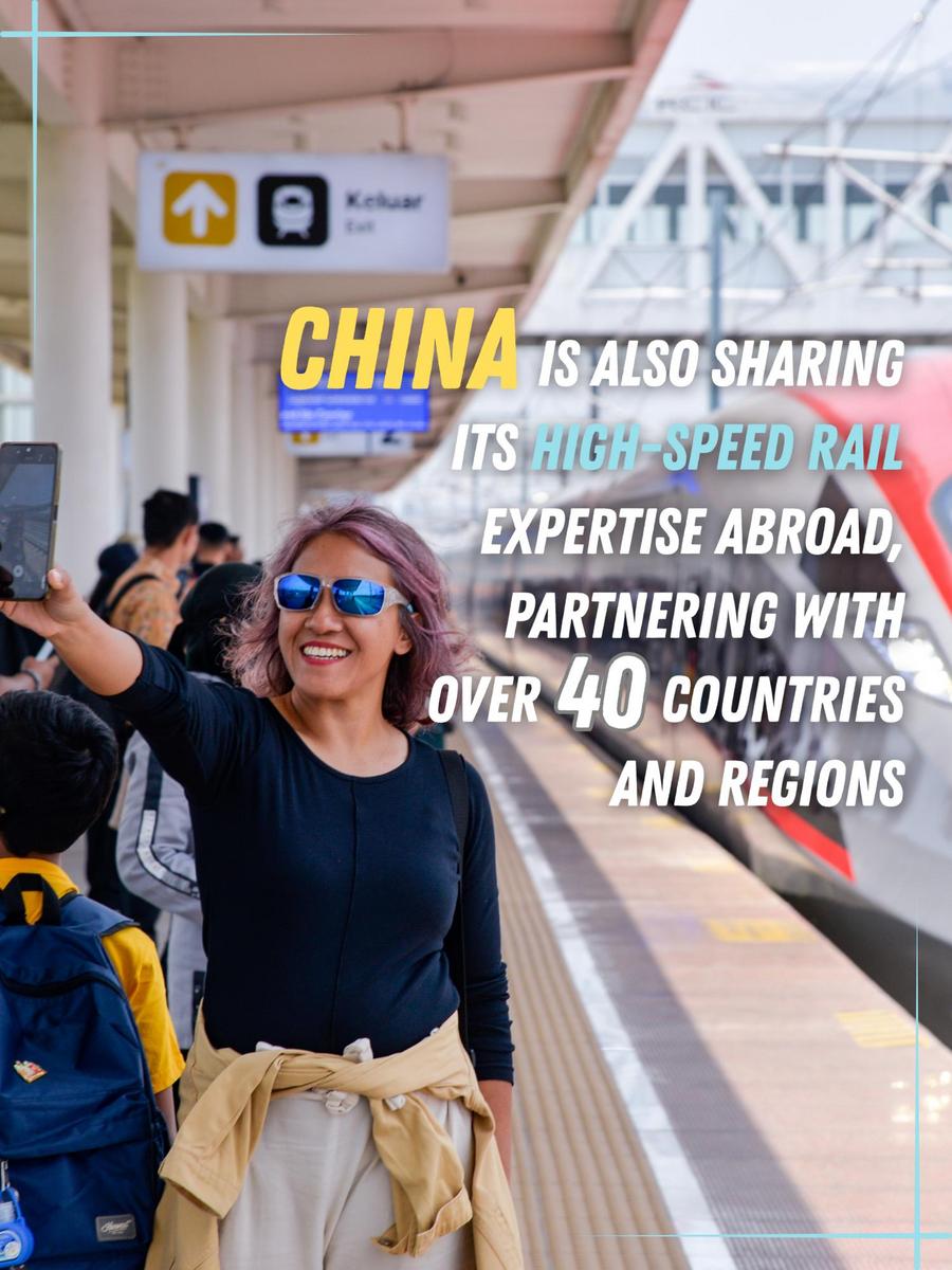 YDunhai's tweet image. China's high-speed rail is a marvel! It partners with 40+ regions, the CR450 hits 450km/h, the network expanded to 48,000km, and links inland & coastal areas. #ChinaHighSpeedRail #AmazingTech