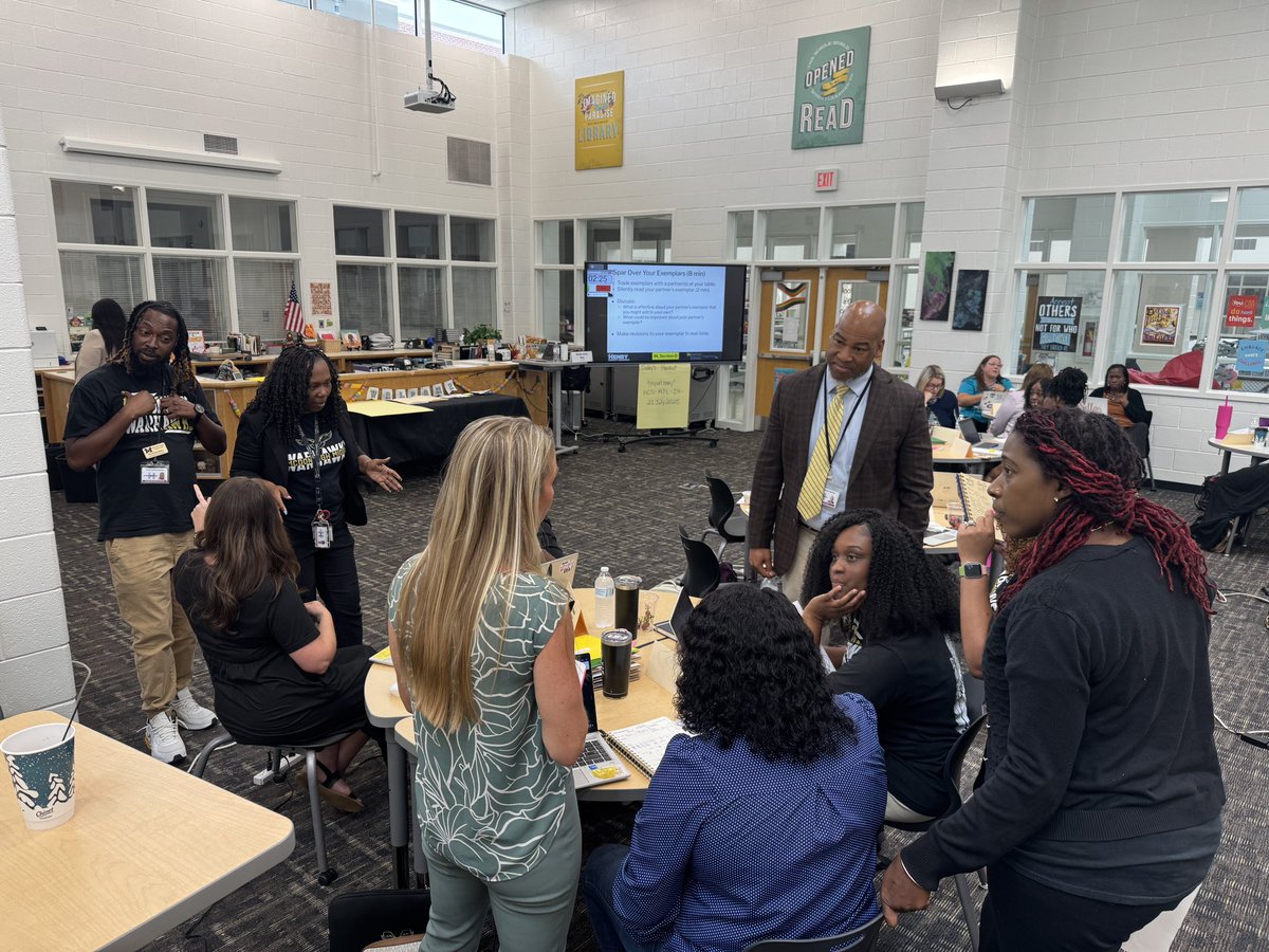 ENunnallyEdu's tweet image. S/O to Dr. Vernon-James Riley of VJR Consulting for delivering a very engaging &amp;amp; thought-provoking training on Active Monitoring! The @MHS_WarHawks cluster is ready to support students &amp;amp; teachers in maximizing student success! @TermerionMLakes @SuptPace_HCS 

#WarhawkPRIDE🦅