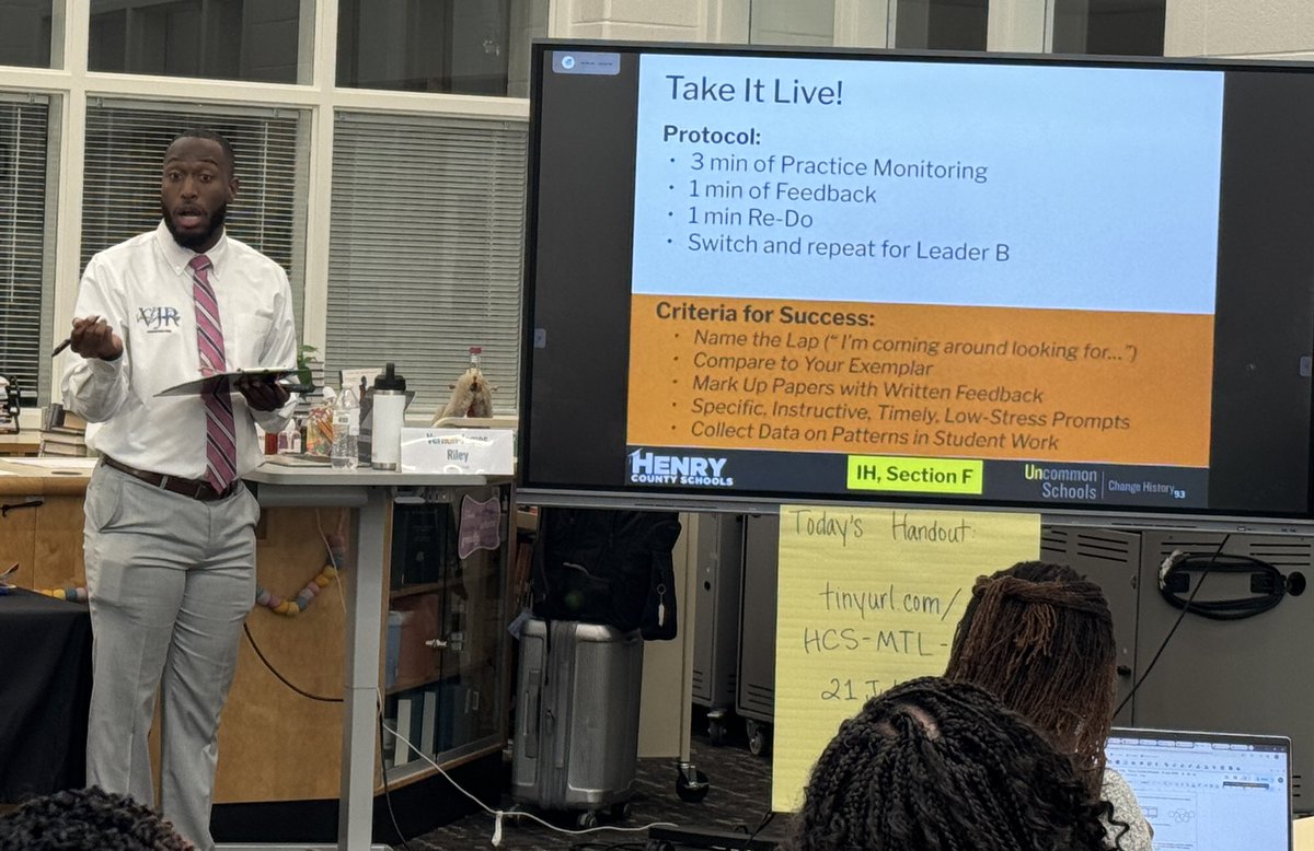 ENunnallyEdu's tweet image. S/O to Dr. Vernon-James Riley of VJR Consulting for delivering a very engaging &amp;amp; thought-provoking training on Active Monitoring! The @MHS_WarHawks cluster is ready to support students &amp;amp; teachers in maximizing student success! @TermerionMLakes @SuptPace_HCS 

#WarhawkPRIDE🦅